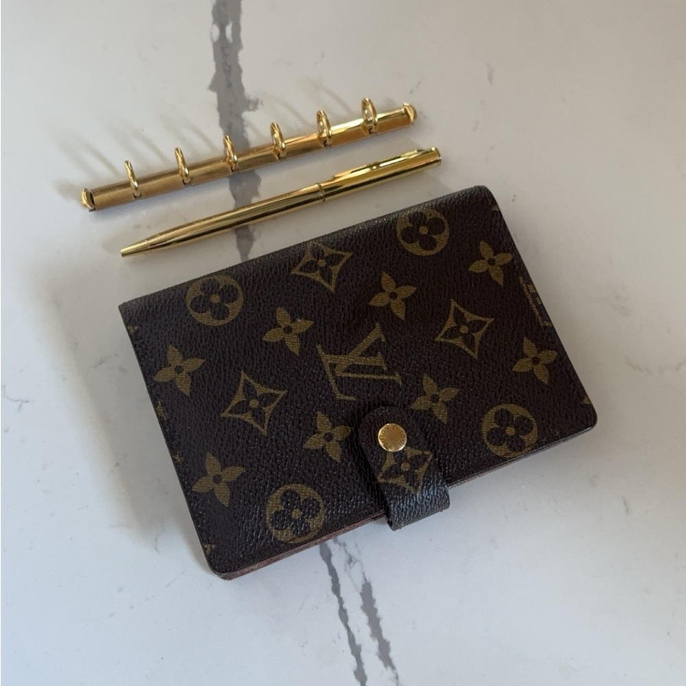 Louis vuitton PM Agenda and pen (extra rings)